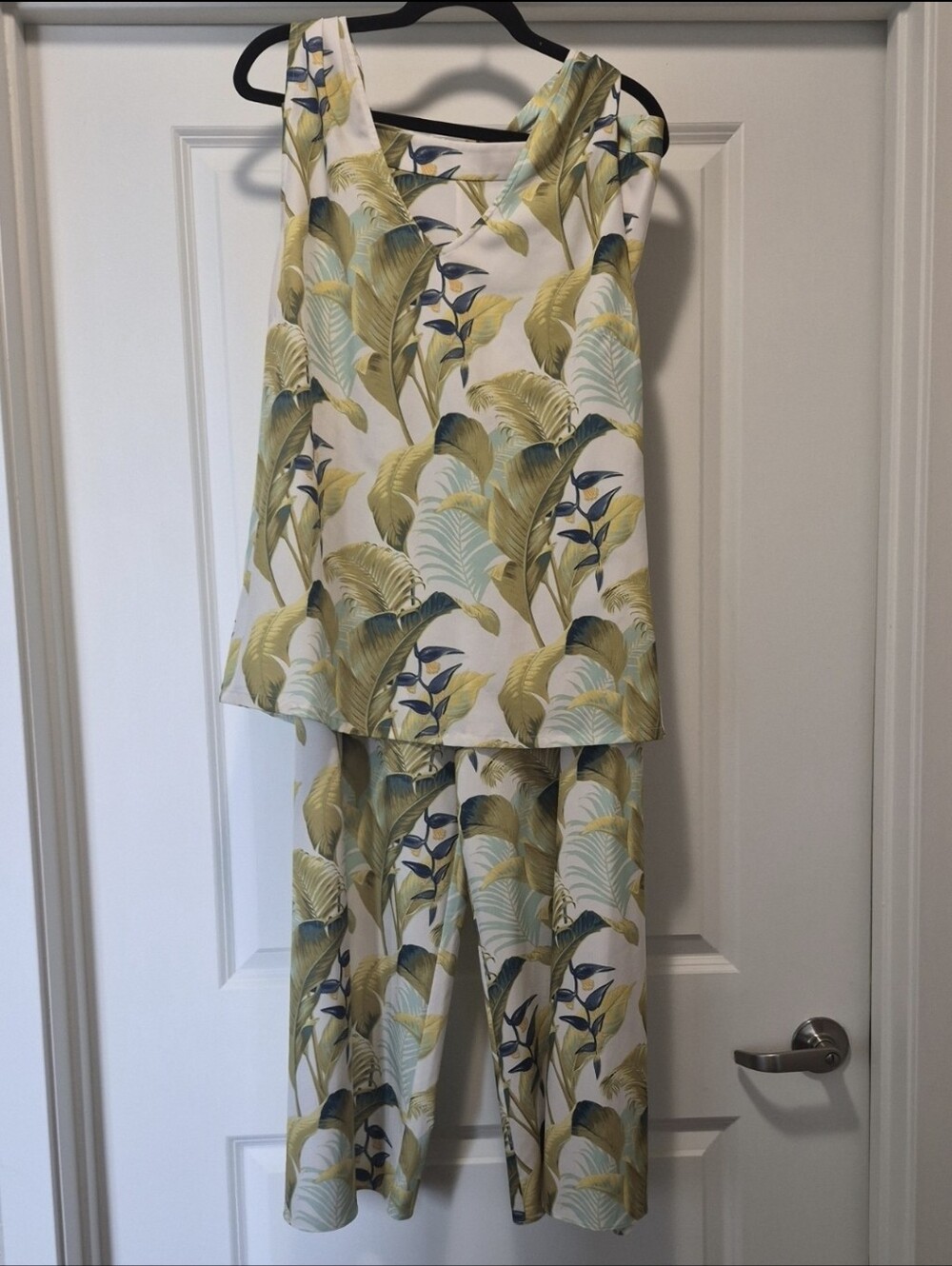 Tommy Bahama 2 Piece Pamt Set - Green/Blue